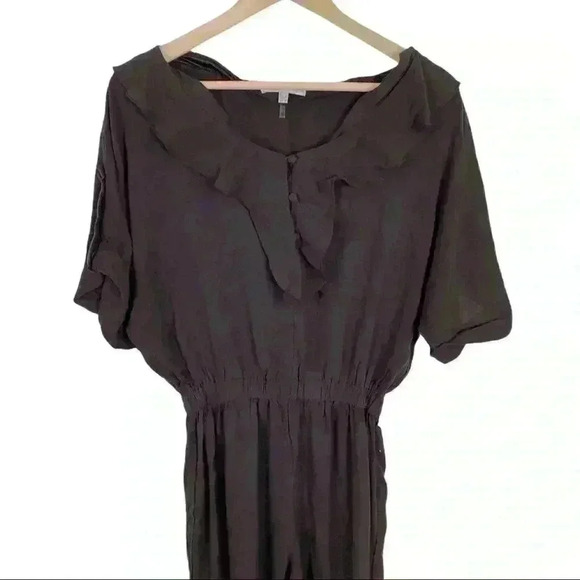 🆕NWT Lucy Paris brown jumpsuit w/ belt & r… - Picture 2 of 7